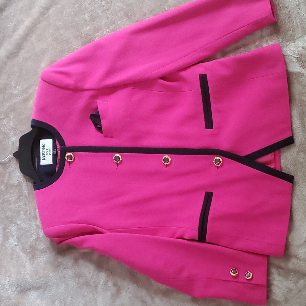 KASPER A.S.L PETITE  100%  WOOL WOMEN'S JACKET SIZE 4P